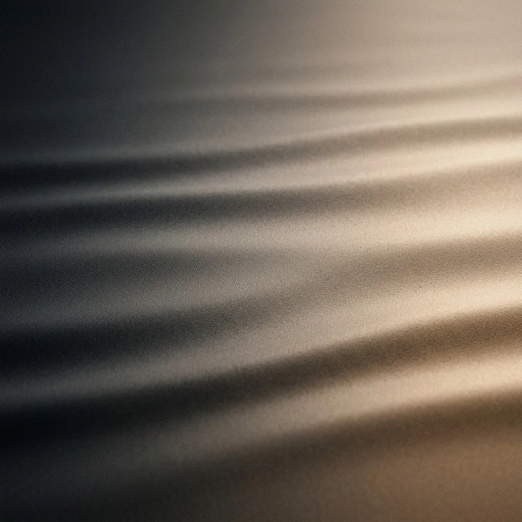 Abstract black and champagne fabric waves representing metabolic flow