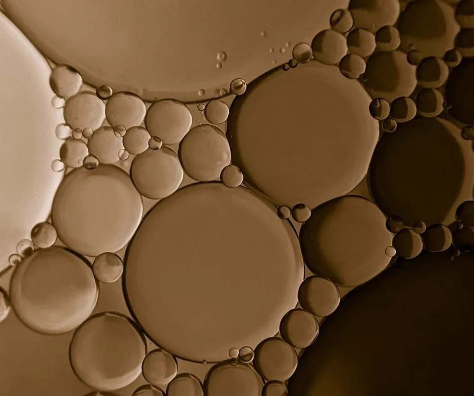 A macro study of cells suspended in fluid